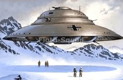 WW2 Picture Photo Secret UFO Developed In The Base In Antarctica 5593 • $5.95