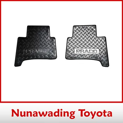 Genuine Toyota Landcruiser Prado Rear Rubber Floor Mats 2002-10/2009 • $36.92