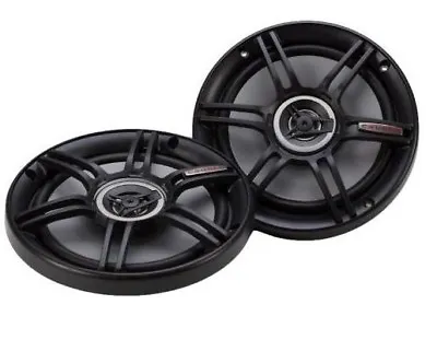 Crunch CS65CXS 6.5-Inch Full Range 3-Way Shallow Mount Car Speakers • $43.99