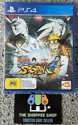 Naruto Shippuden Ultimate Ninja Storm 4 - Playstation 4 Game | Free AU Postage • $25