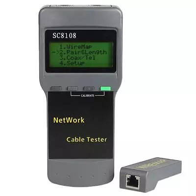 £30.98 • Buy Network LAN Wire Cable Tester Testing Scan Meter Length SC8108