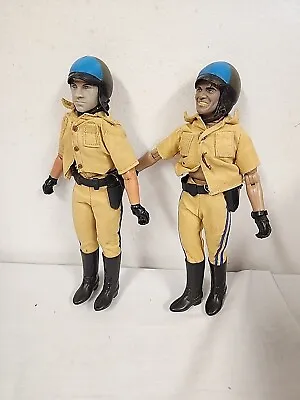 Vintage 70'S MEGO 8  CHIPS PONCH & JON Figures TV Series W/ Helmets Belts MORE • $69.95