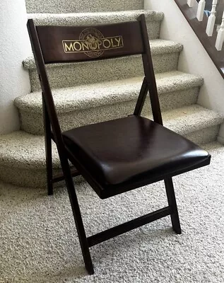 Franklin Mint Monopoly Wood Chair • $139