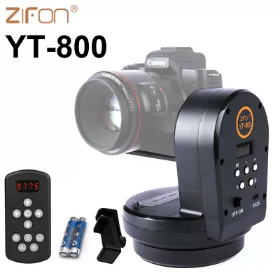 ZIFON YT-800 YT800 Pan Tilt Head Camera Motorized Panoramic Head Remote Control  • $65