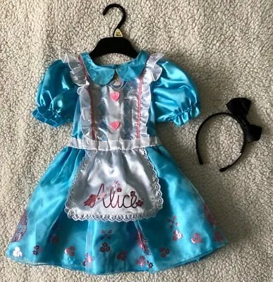 £21.99 • Buy Disney Alice In Wonderland Fancy Dress Costume/World Book Day Girls ~ 2-3 Years