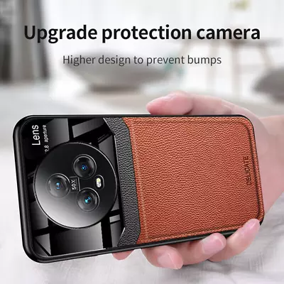 For Honor Magic5 Pro Luxury Shockproof PU Leather Soft Bumper Slim Case Cover • $7.99