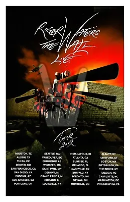 PINK FLOYD 2012 CONCERT POSTER 11x17 ROGER WATERS THE WALL TOUR ANIMALS DSOTM • $16.99