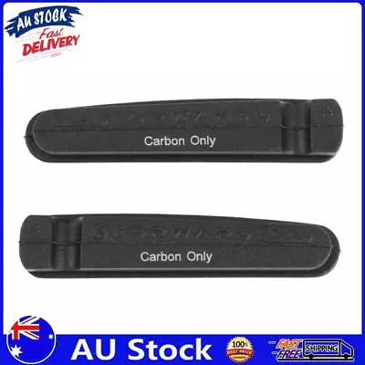 AU 1Pair Bicycle Road Bike Rubber C/V Brake Pads Carbon Rim Brake Blocks Shoes • $9.79