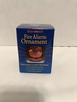 Vintage Montgomery Ward Rudolph Red Nosed Christmas Tree Fire Alarm Ornament • $12.99