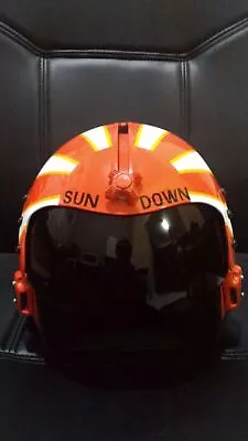 Top Gun Sundown Flight Helmet Movie Prop Pilot Naval Aviator Usn Navy • $815.76