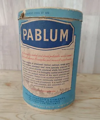 Vintage Baby Pablum Carton By Mead Johnson & Company Canada Pat. No.(1934) • $14.56