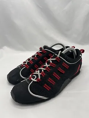 Polo Ralph Lauren Sport Shoes Sneakers Womens Size 8.5 Black Red Mesh Active • $12.99