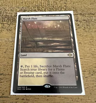 MTG Marsh Flats Land Wizards Of The Coast SINGLE Card 248/303 • $15