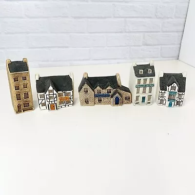 Philip Laureston UK Mini Houses Tudor Inn Rose And Crown Royal Hotel Lot Of 5 • $29.99