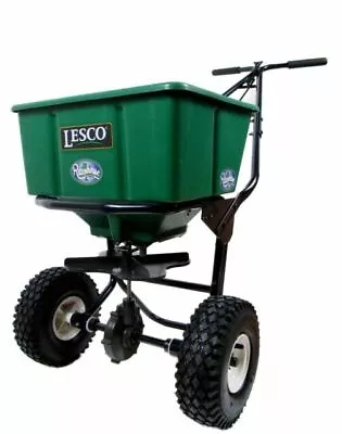 Lesco Push Spreader Carbon Steel - 50 Lb. Hopper • $387.77