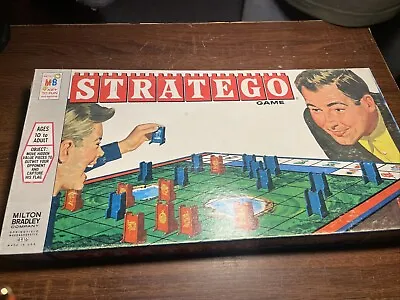 Vintage 1970 STRATEGO Classic War Strategy Board Game #4916. Missing One Red Pc • $10