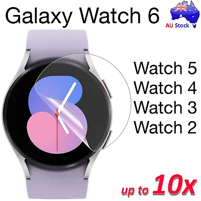Premium Ultra Clear Screen Protector Film For Galaxy Watch6 Watch5 Watch4 • $4.99