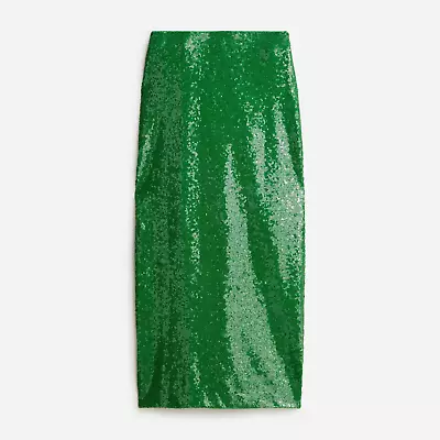 Nwt J Crew   Collection Sequin Pencil Skirt 0 • $94.99