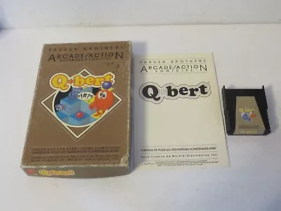 Qbert Q Bert Parker Bros Atari 400/800 Xl Xe Cartridge Boxed 1983 • $18.99