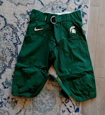 Mens Michigan State Spartans Nike Football Pants Mens Sz 32 Team Issue New  • $16.50