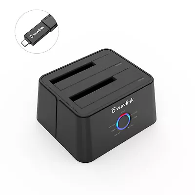 £26.99 • Buy Dual Bay External Hard Drive Dock USB 3.0 To SATA HDD Docking Station UASP