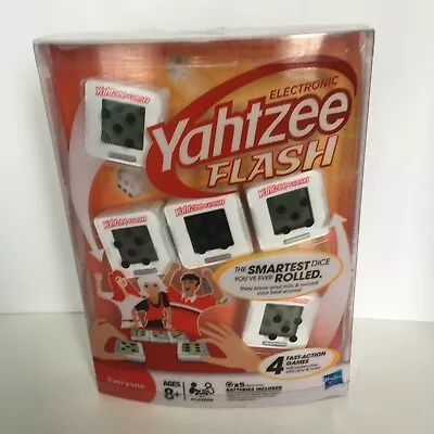 Electronic Yahtzee Flash Game Hasbro Parker Brothers Play Alone Or Family Unopen • $15.40