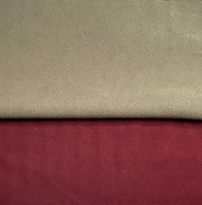 £0.99 • Buy Soft Touch Polyester Twill Fabric Non Stretch 55 Wide Sold By Metre
