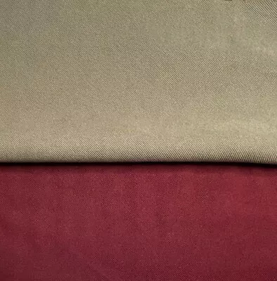 £0.99 • Buy Soft Touch Polyester Twill Fabric Non Stretch 55 Wide Sold By Metre