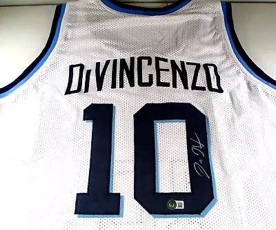 Donte DiVincenzo / Autographed Villanova Wildcats Custom Basketball Jersey / BAS • $72.50