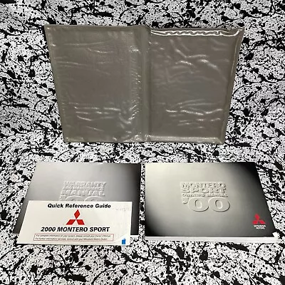 Mitsubishi Montero Sport 2000 Owners Manual Quick Reference & Maintenance Guide • $19.90