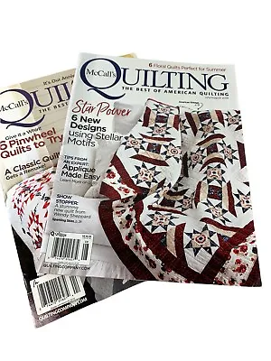 2 McCalls QUILTING Magazines The Best Of American Quilting Mar/Apr July/Aug 2018 • $10.30