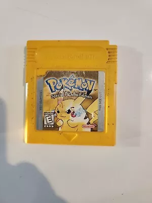 Pokemon Yellow Nintendo Game Boy (authentic Tested Good Battery) • $51.03