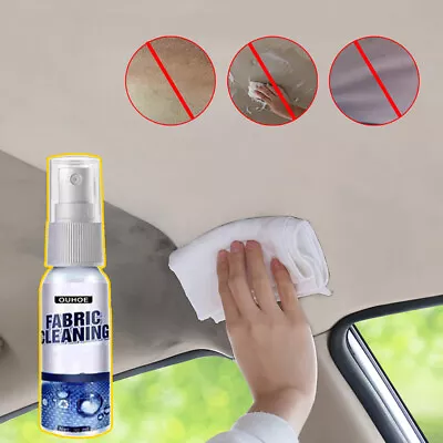 30ML Car Interior Trim Cleaning Agent Cleaner Woven Fabric Car Roof Cleaning • $10.13