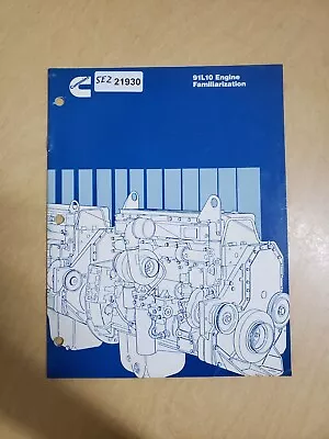 Cummins 91L10 Diesel Engine Familiarization Manual • $13.60