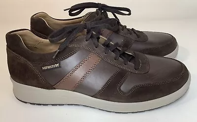 MEPHISTO Vito Brown Suede Leather Sneakers Shoes Men Size 9 Comfort • $79.99