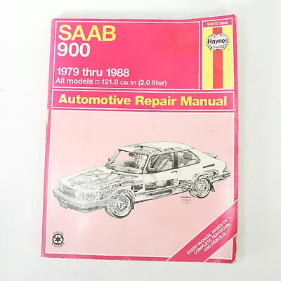 Haynes Repair Manual: SAAB 900 1979-1988 • $12