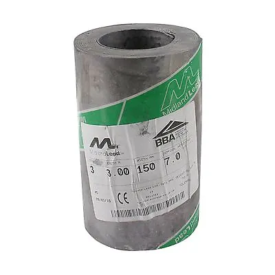 Roof Lead Flashing Roll Code 3 - 150mm / 6  Roofing Repair Milled Sheet • £53.17