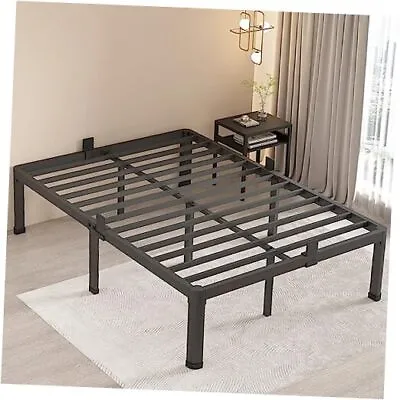 Size Bed Frame With Round Corner Legs Mattress Slide Stopper No Full 18 Inch • £172.44