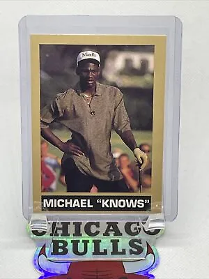 $7.30 • Buy Michael Knows Golf Promo Michael Jordan Bulls NBA HOF Legend NM