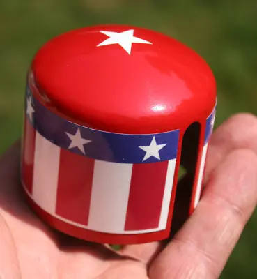 AutoMeter 2 5/8  Vintage Gauge Cup W/ Stars & Stripes Treatment - AM-Red • $47