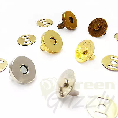£2.89 • Buy 14 Mm, Magnetic Fasteners Surface Mounted For Handbags, Luggage, Automotive, AS6