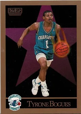 Tyrone  Muggsy  Bogues SkyBox #26 New 1990 Ships In Soft And Hard Sleeve • $8.20