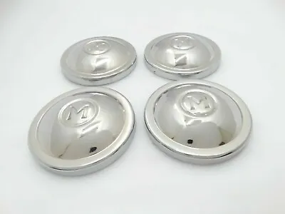 Vintage Morris Minor Front/Rear Wheel Hub Chromed 4x Covers/Caps • $273.28