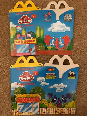 McDonalds Play-Doh Zoo - 1994 - McDonalds Unused Happy Meal Boxes • £6