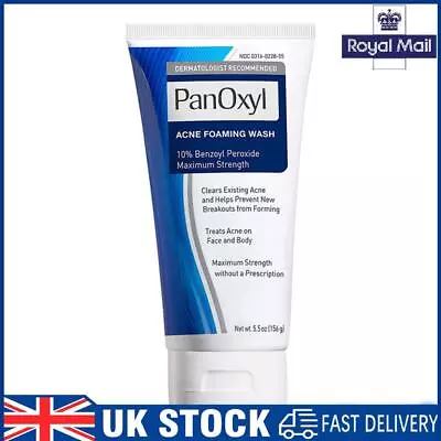 New Acne Foaming Wash Face & Body 156g Peroxide All Skin Types 5.5oz • £8.03