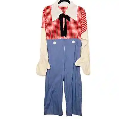Vintage Raggedy Andy Clown Costume Handmade Homemade Adult Small Child Large • $74