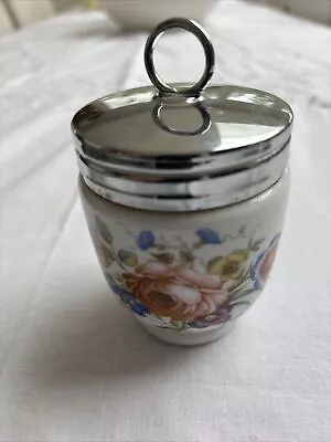 Royal Worcester King Size Egg Coddler – Bournemouth Pattern • £12.50