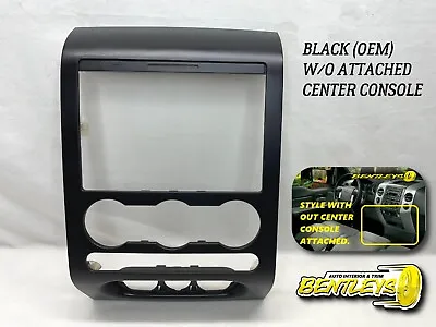 2004 2005 2006 2007 2008 Ford F150 F-150 Center Dash Radio Trim Bezel Black Oem • $41.36