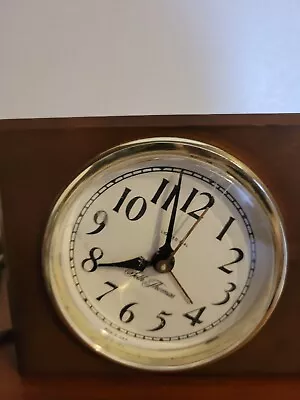 Vintage Seth Thomas Edgewood Wood Alarm Clock Mid Century Snooze USA • $24.99
