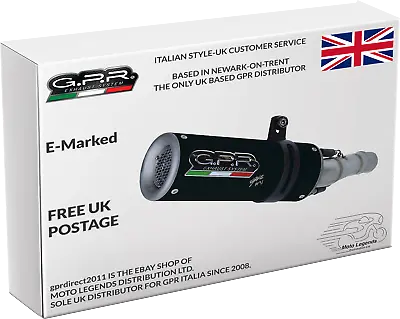 MV AGUSTA BRUTALE 675 2012/15 EXHAUST GPR M3 Black Titanium Slip-On Silencer • $519.55